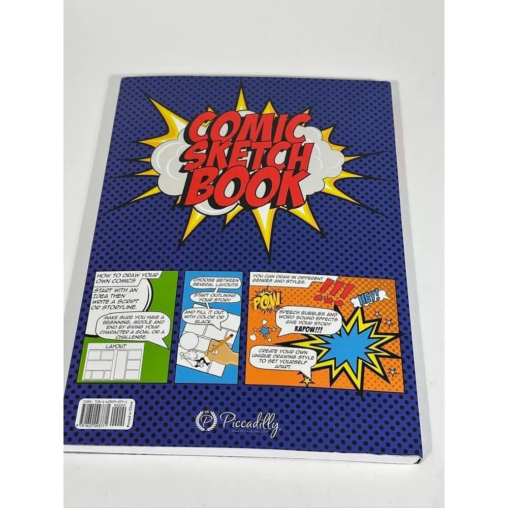 Comic Sketchbook by Piccadilly Create Your Own Comic - DIY Paperback NEW